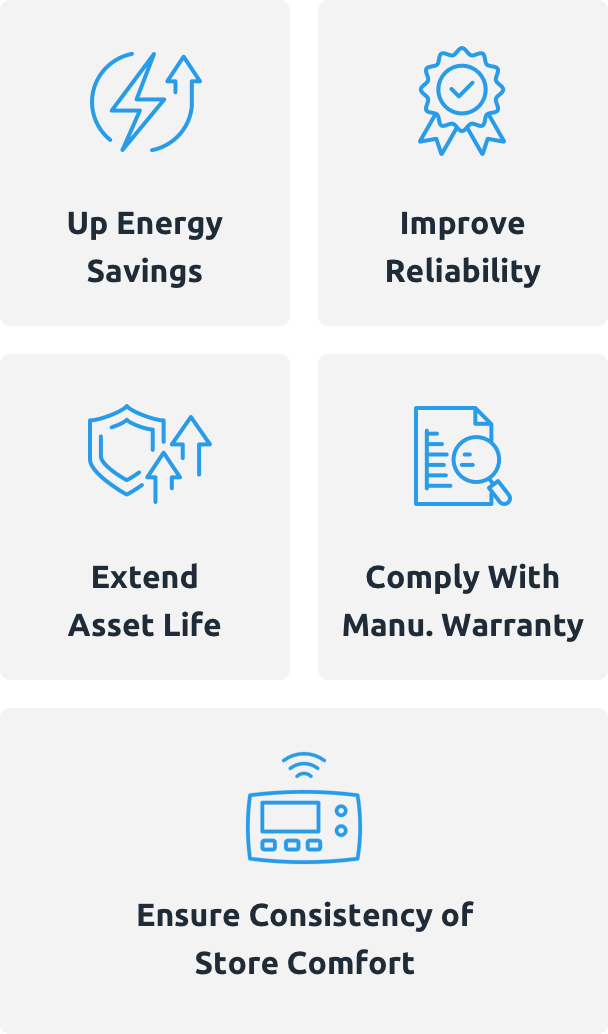 preventative maintenance grid icon