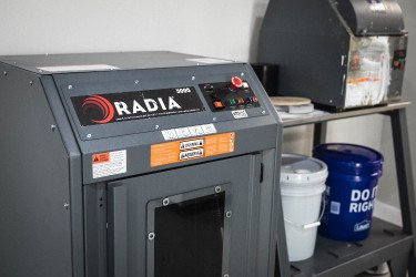 Radia paint equipment
